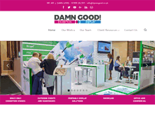 Tablet Screenshot of damngood.co.uk