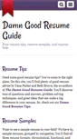 Mobile Screenshot of damngood.com